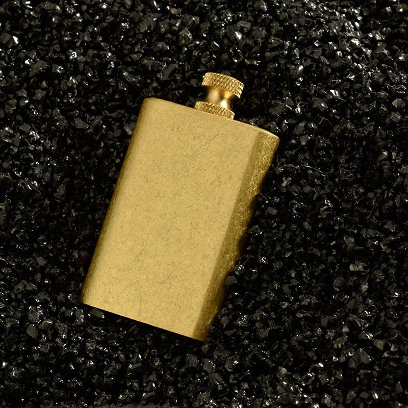 FY-Roxia Magic Match Lighter - Brass Knurled Windproof Metal Lighter for Kitchen, Candles & Outdoor Survival - Cool Limited Edition Gift - Reusable 10,000 Times