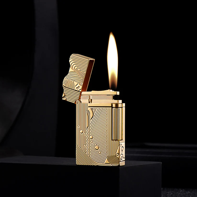 Sanji Lighter - Gold Metal Torch Lighter for Candles & Collectors, Cool Gift Inspired by One Piece